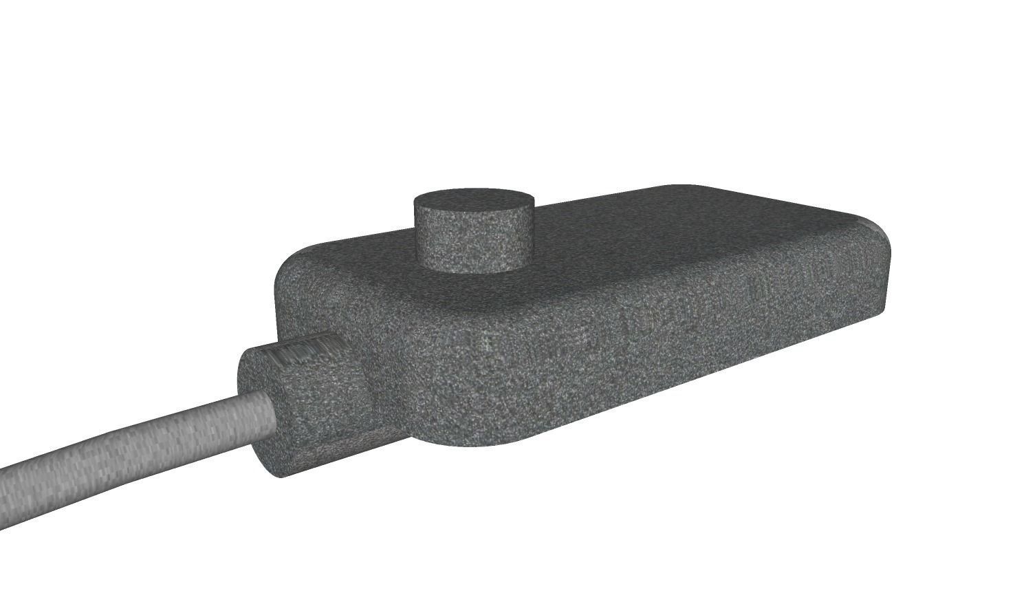 Concrete Lamp Post - Light Pole - Street Light - Group 03 3D model_6