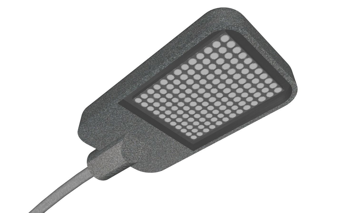 Concrete Lamp Post - Light Pole - Street Light - Group 03 3D model_5