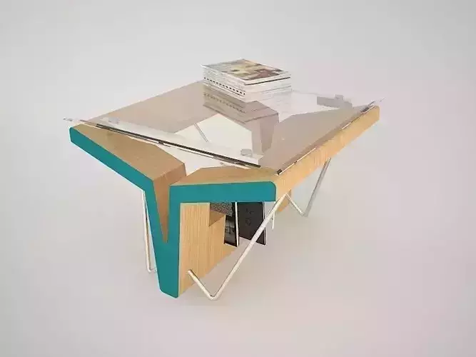 modern glass coffe table