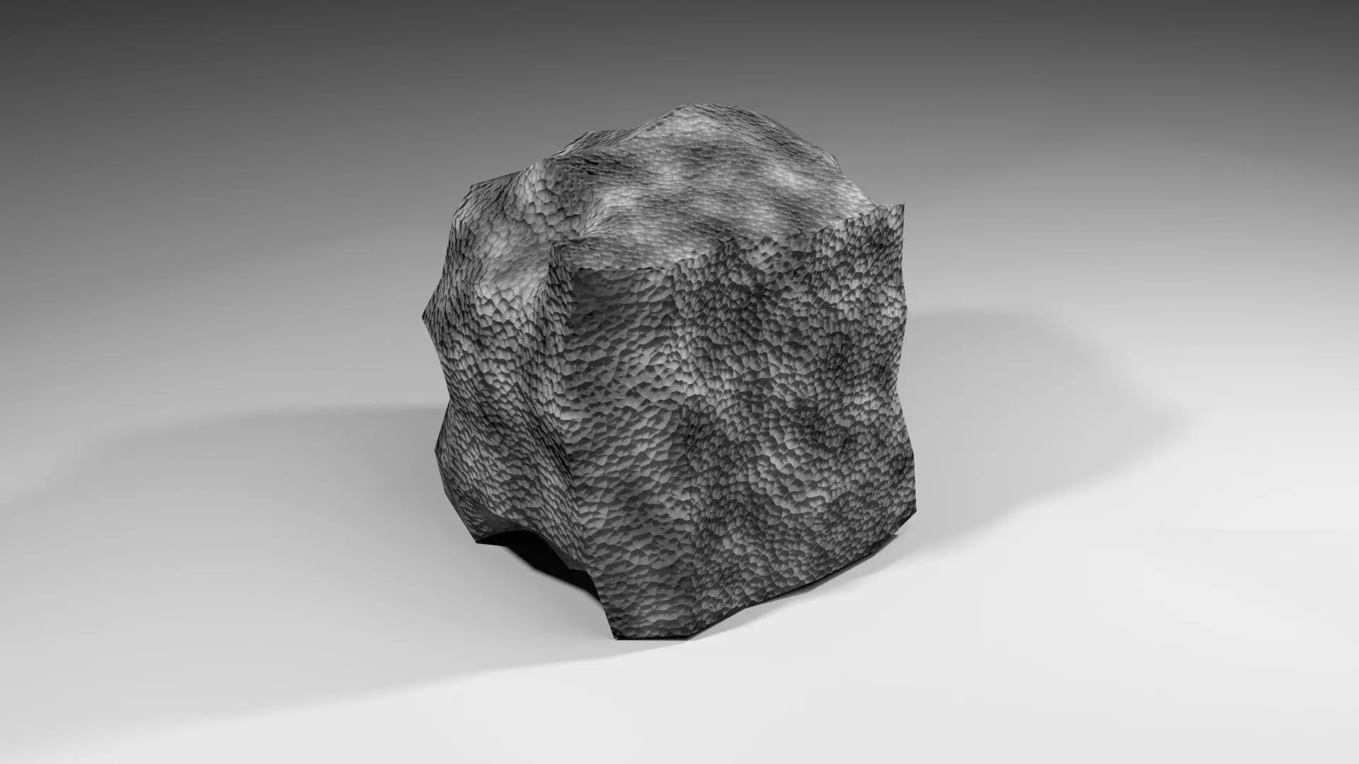 Rock 2 piece of 3D model_0