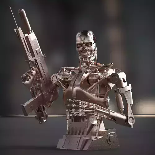 Terminator T-800 Endoskeleton 3d printing  3D print model
