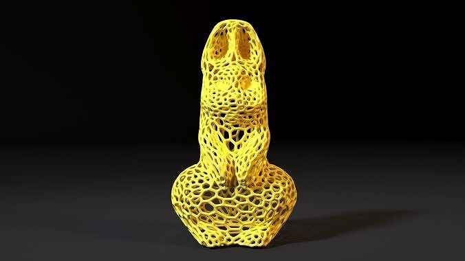 Rabbit bunny sculpture 3D print model