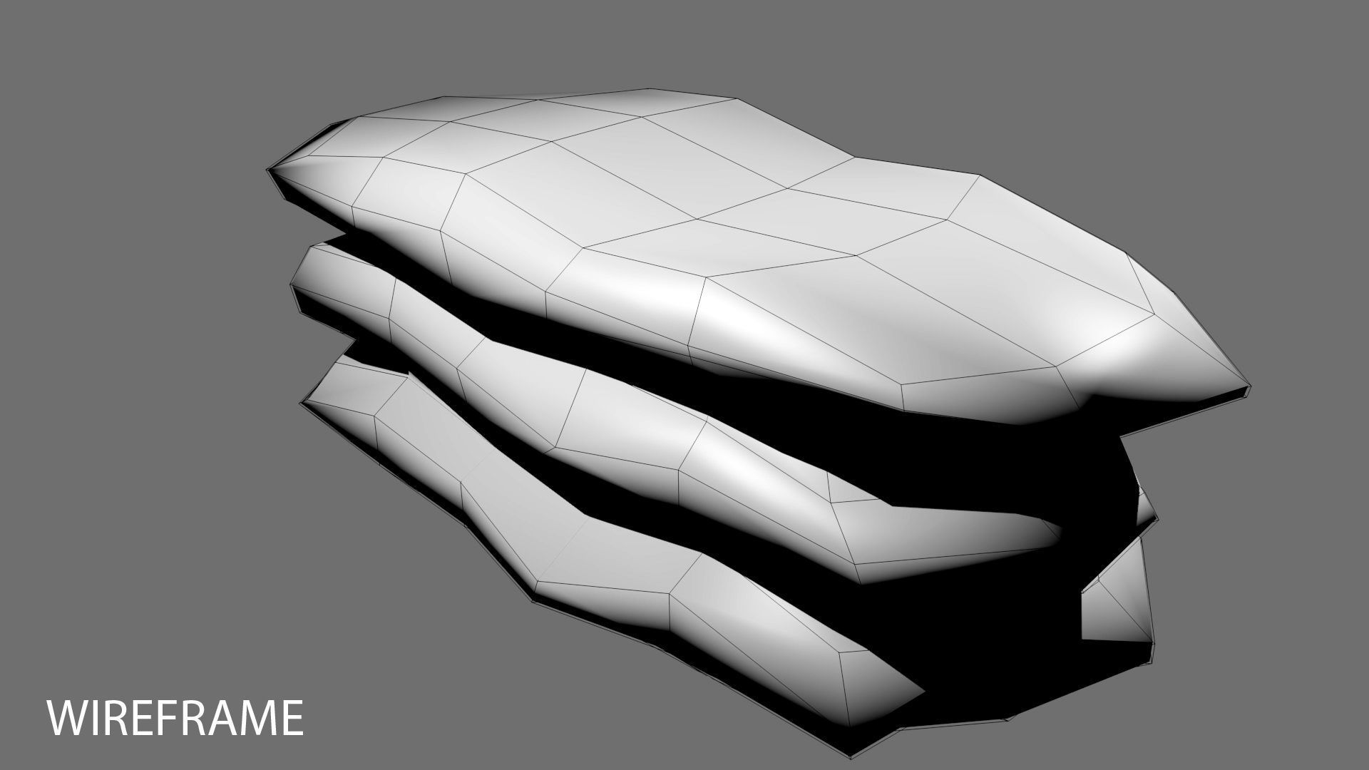 Rock 7 stack of rocks 3D model_3