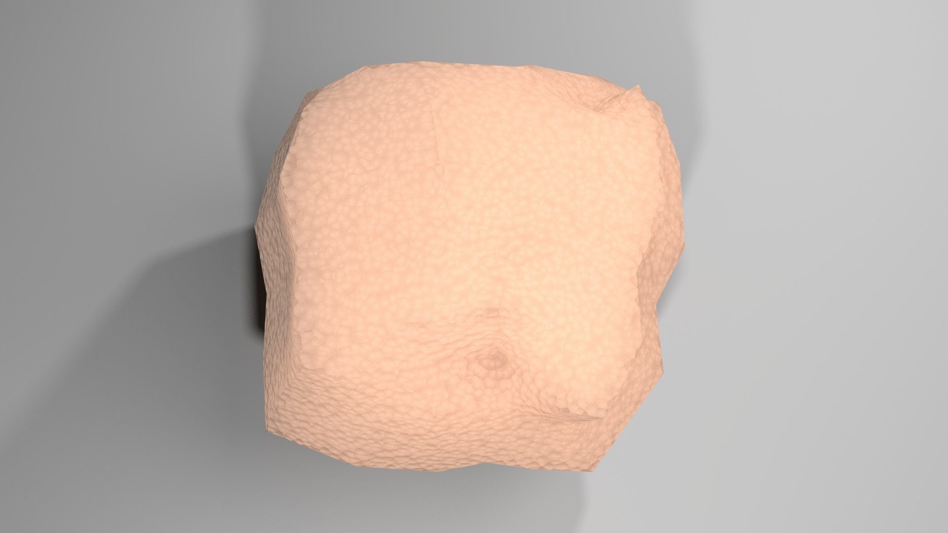 Rock 8 stone sculpture 3D model_2