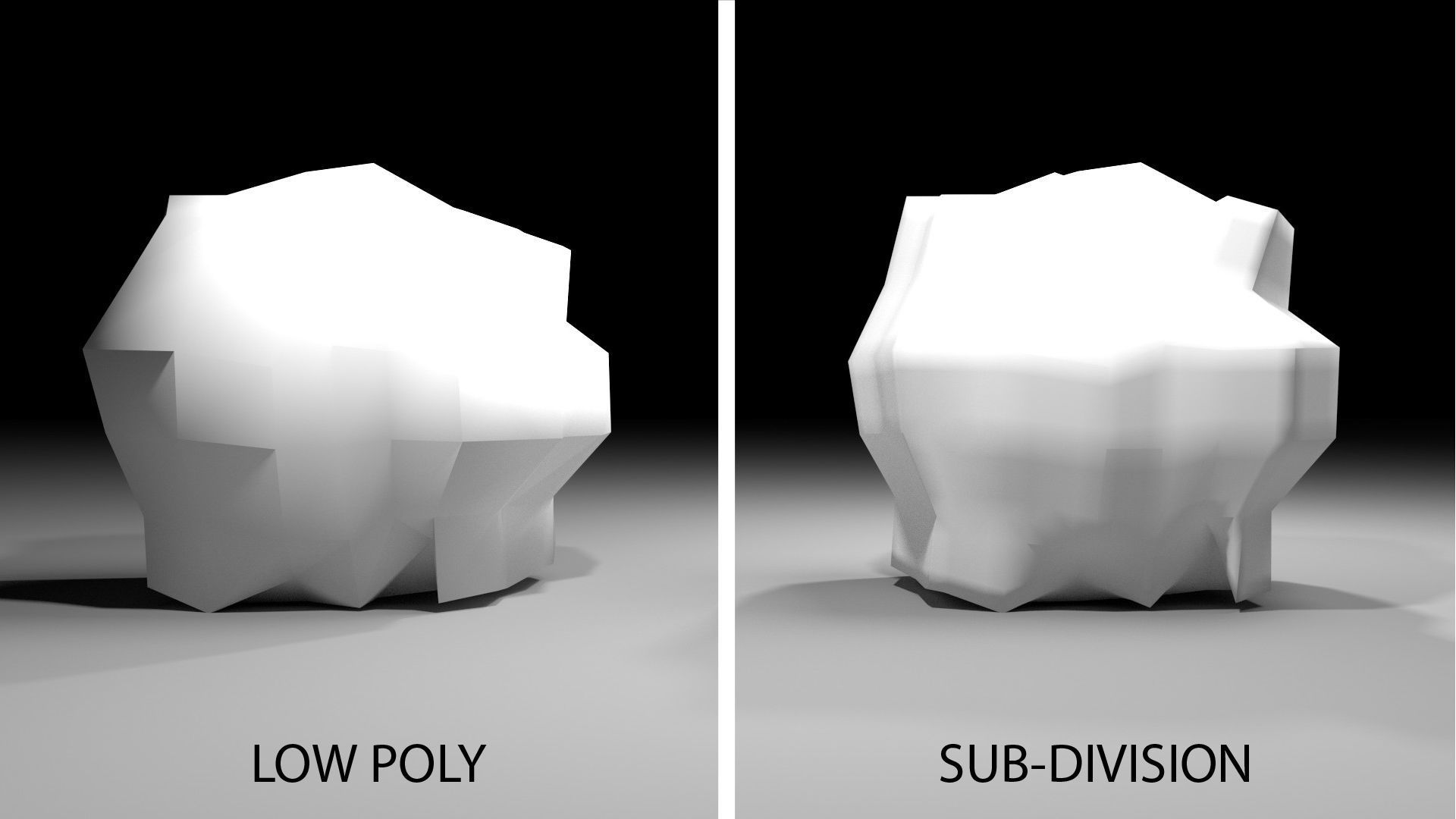 Rock 8 stone sculpture 3D model_4