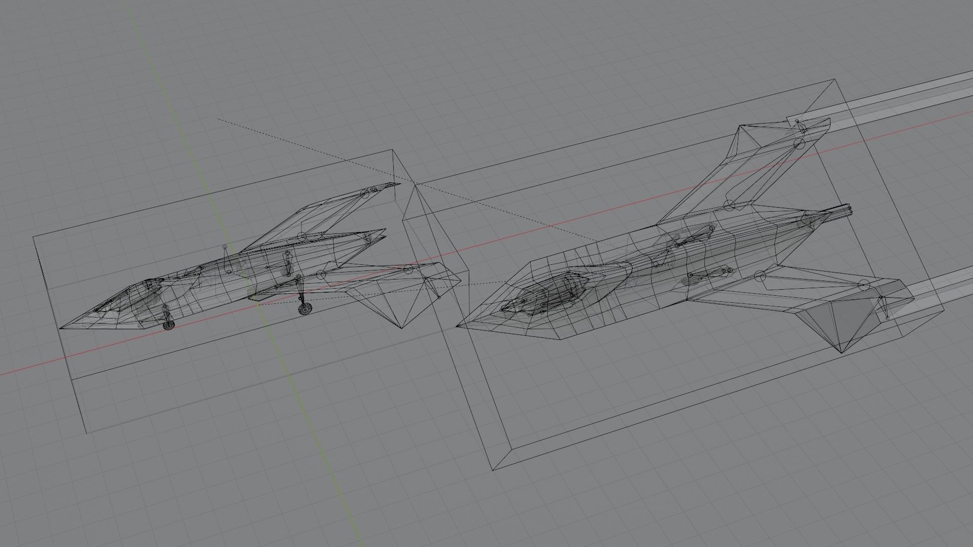 Boeing YF-118 Bird of Prey Low-poly 3D model_14