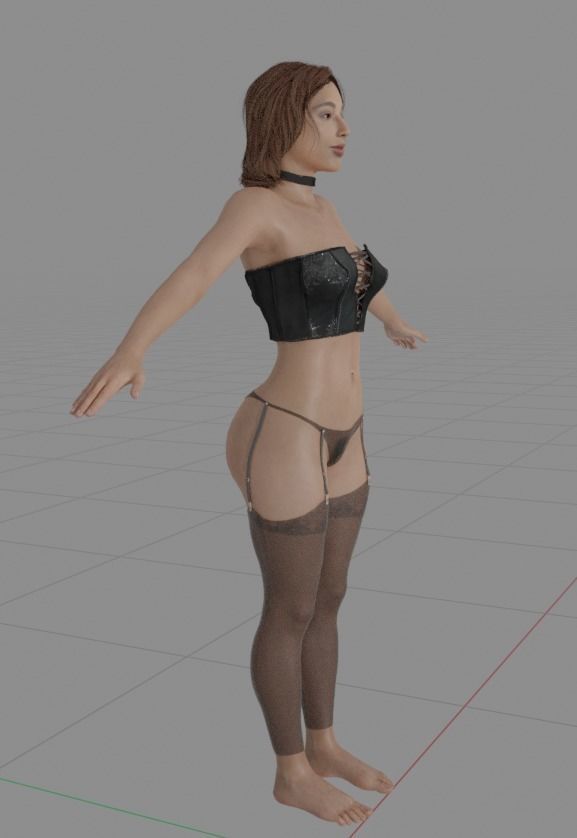 Abella Danger 3d model Low-poly 3D model_5