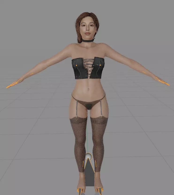Abella Danger 3d model Low-poly 3D model_0