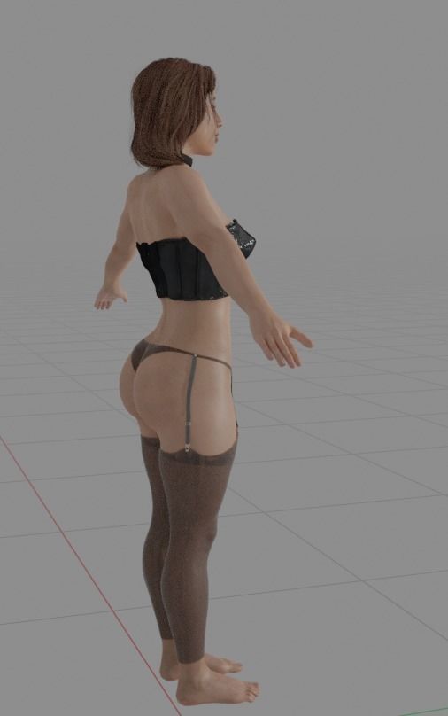 Abella Danger 3d model Low-poly 3D model_1