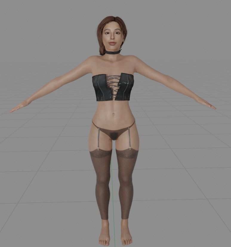 Abella Danger 3d model Low-poly 3D model_3