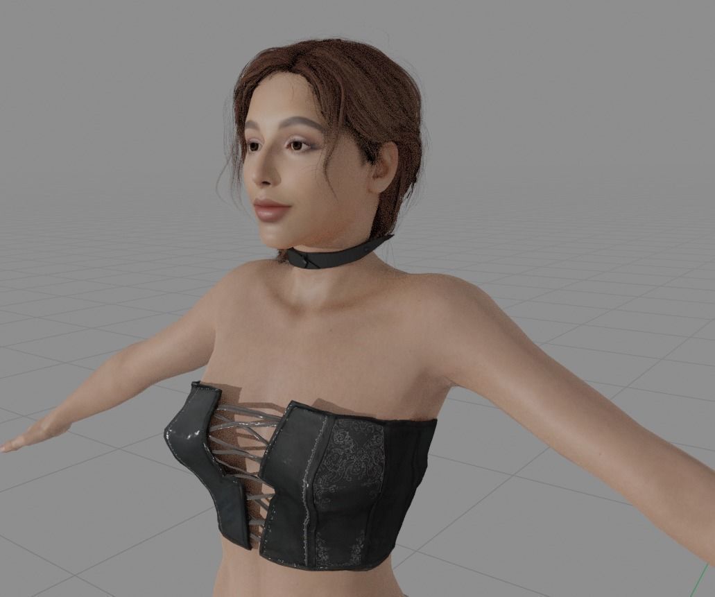 Abella Danger 3d model Low-poly 3D model_2