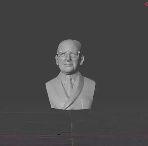 Arthur Charles Clarke 3D print model