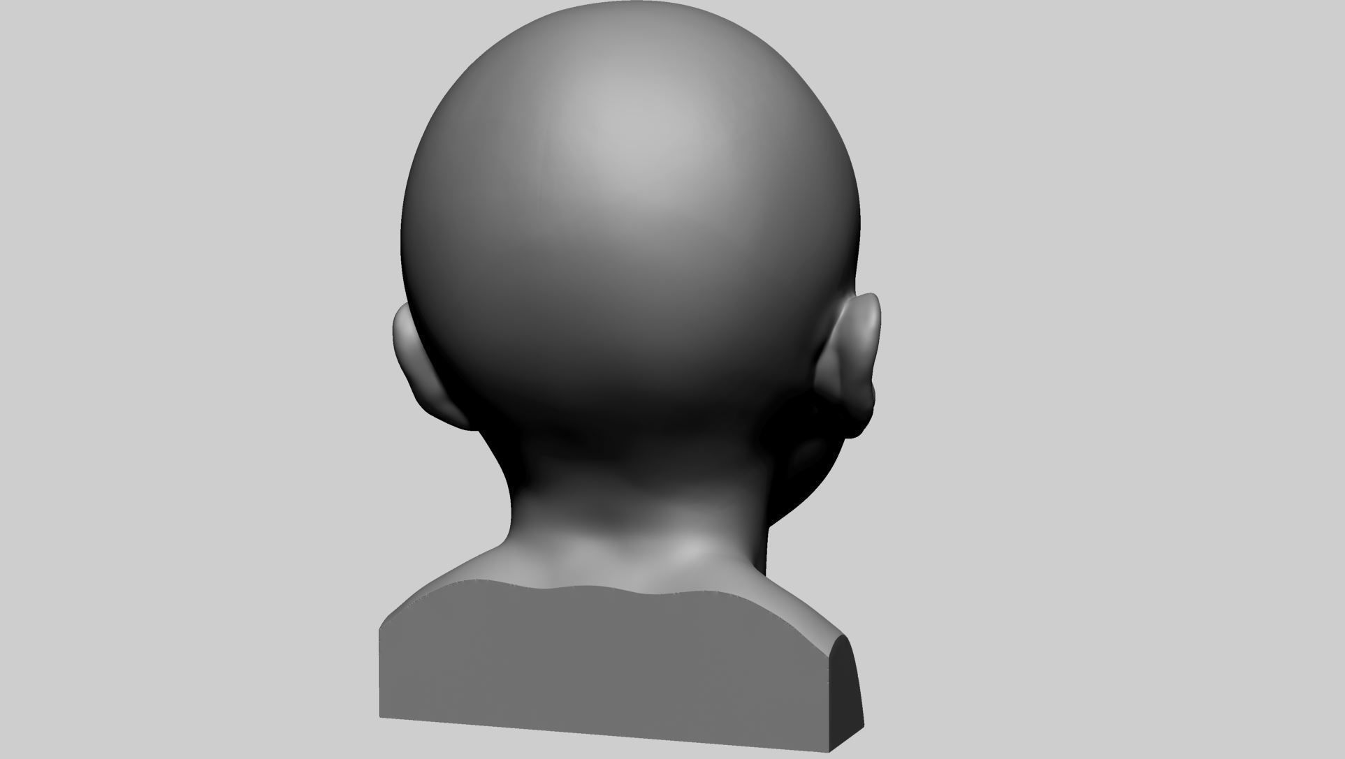 Baby Head Printable 3D print model_3