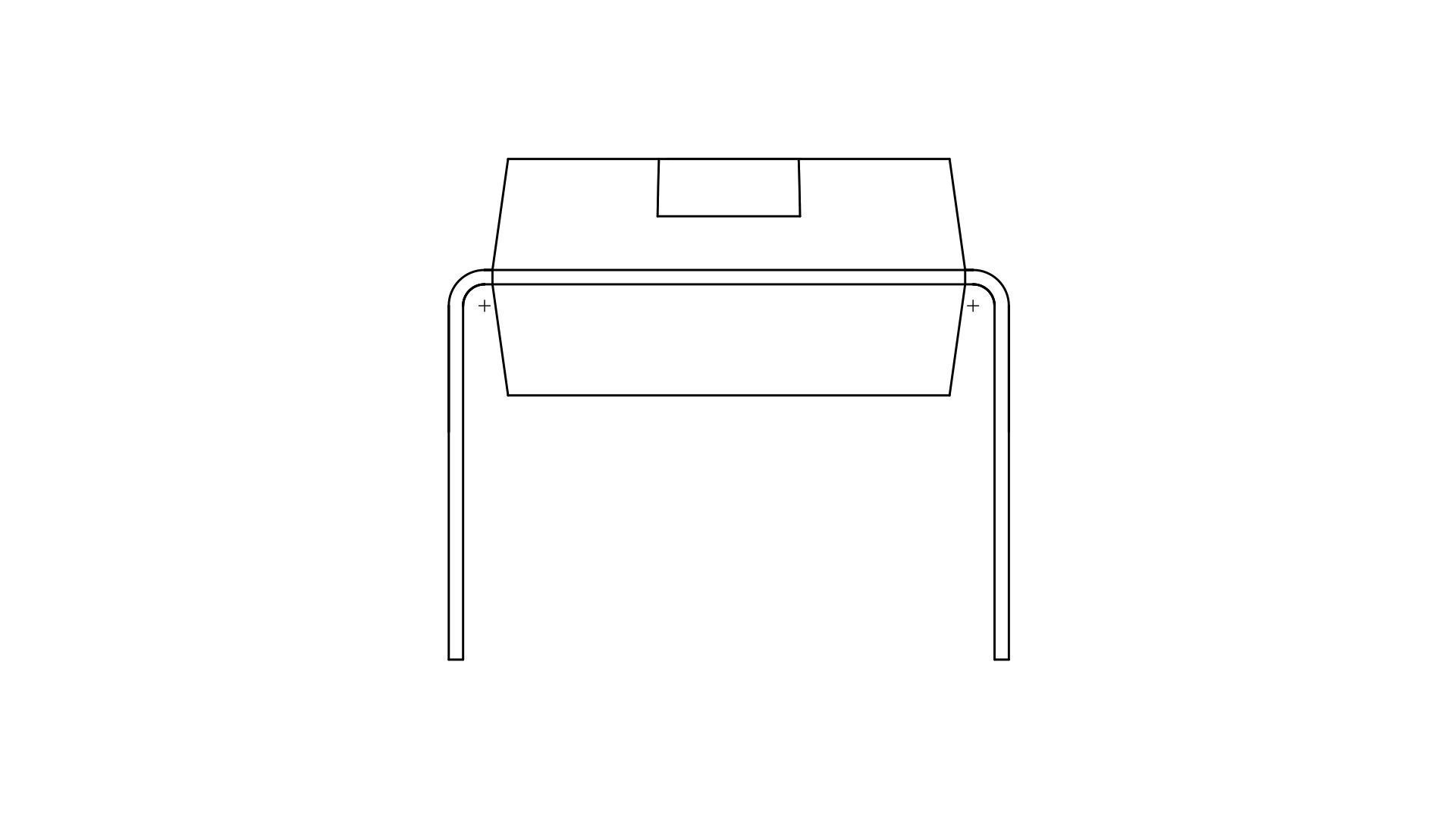 DIP6 IC case 3D model_5