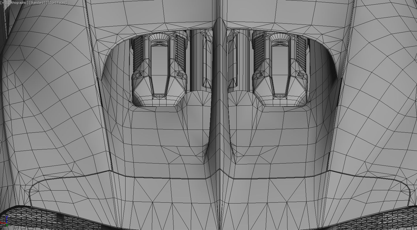 Bugatti Chiron Low-poly 3D model_9