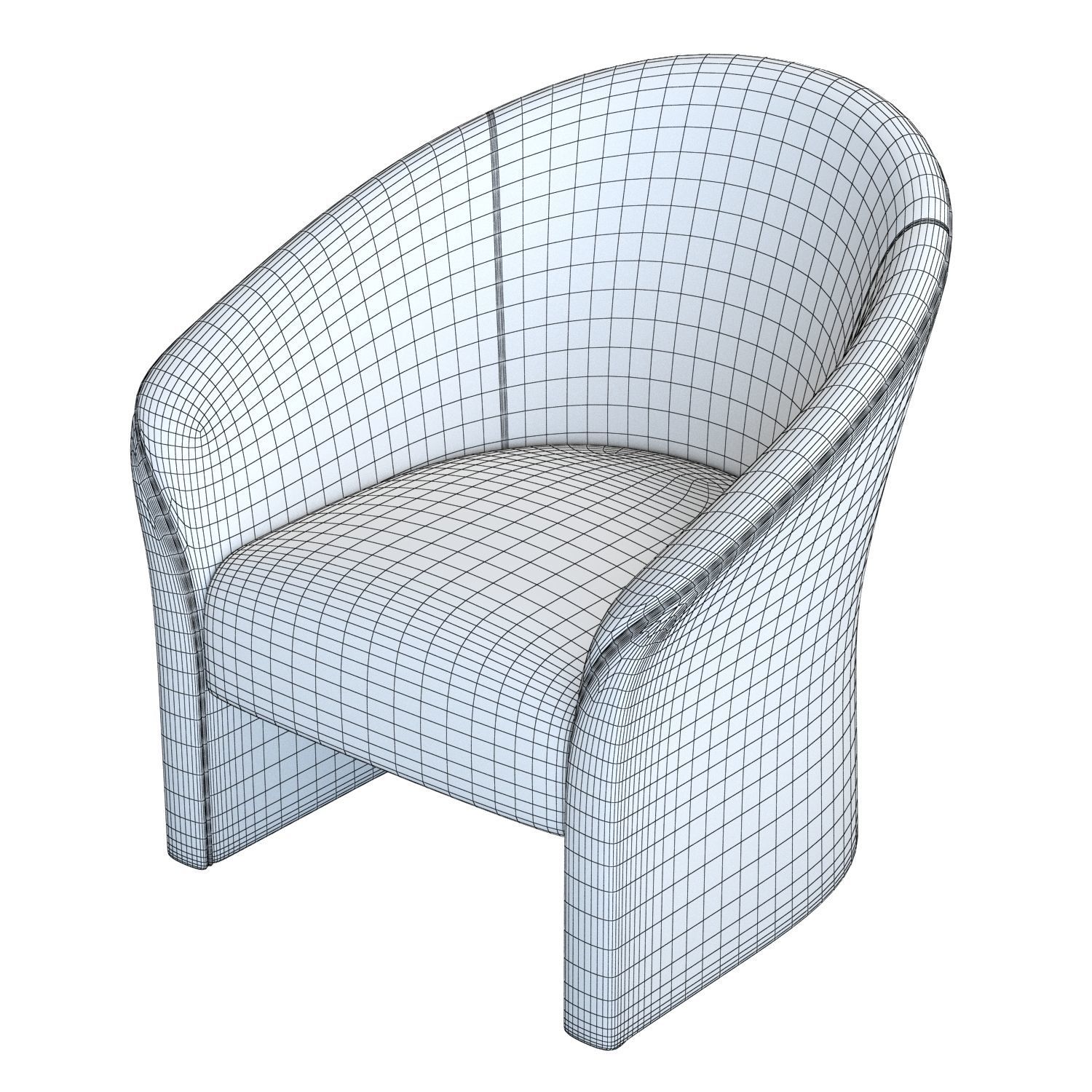 Crate and Barrel Verso Armchair 3D model_8