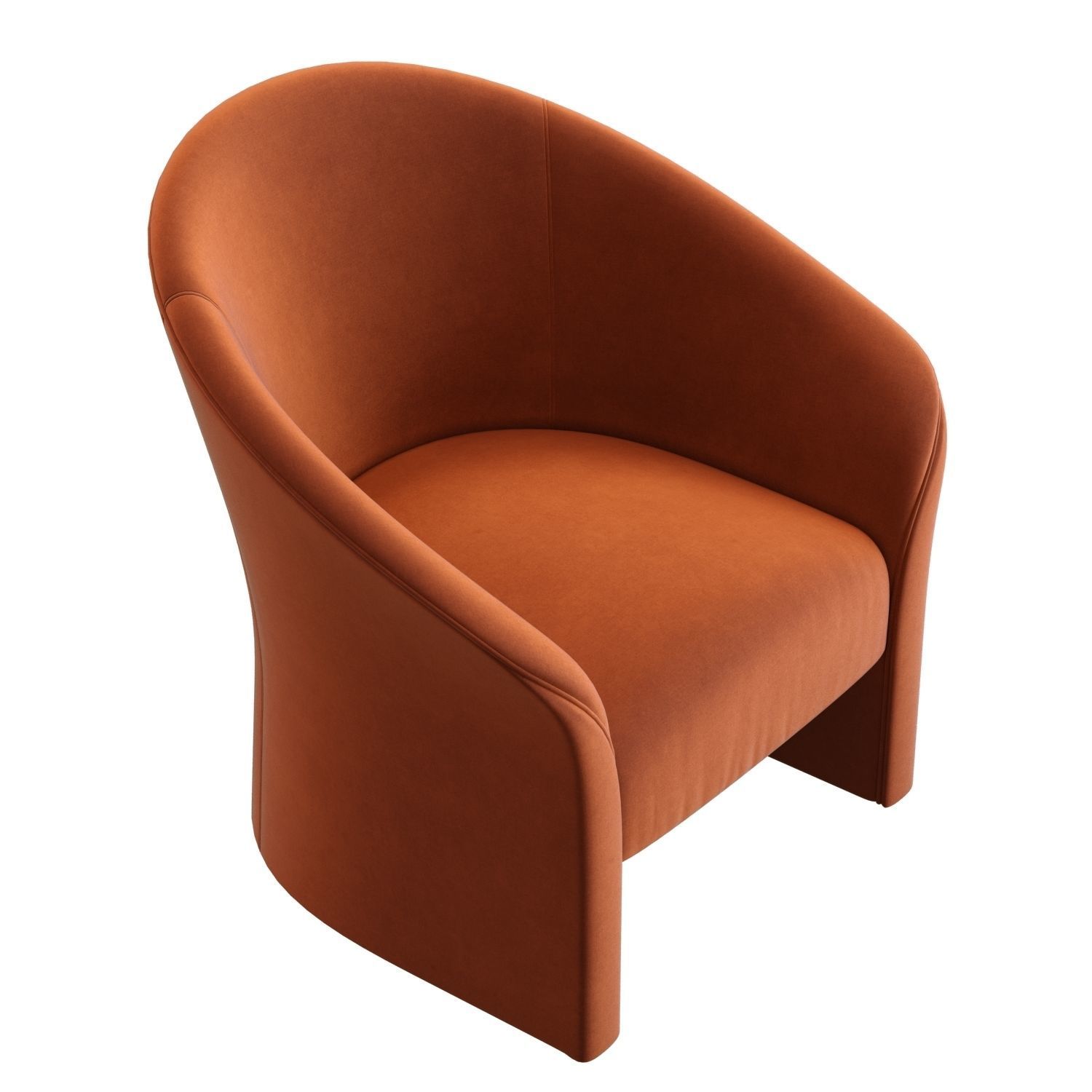 Crate and Barrel Verso Armchair 3D model_1