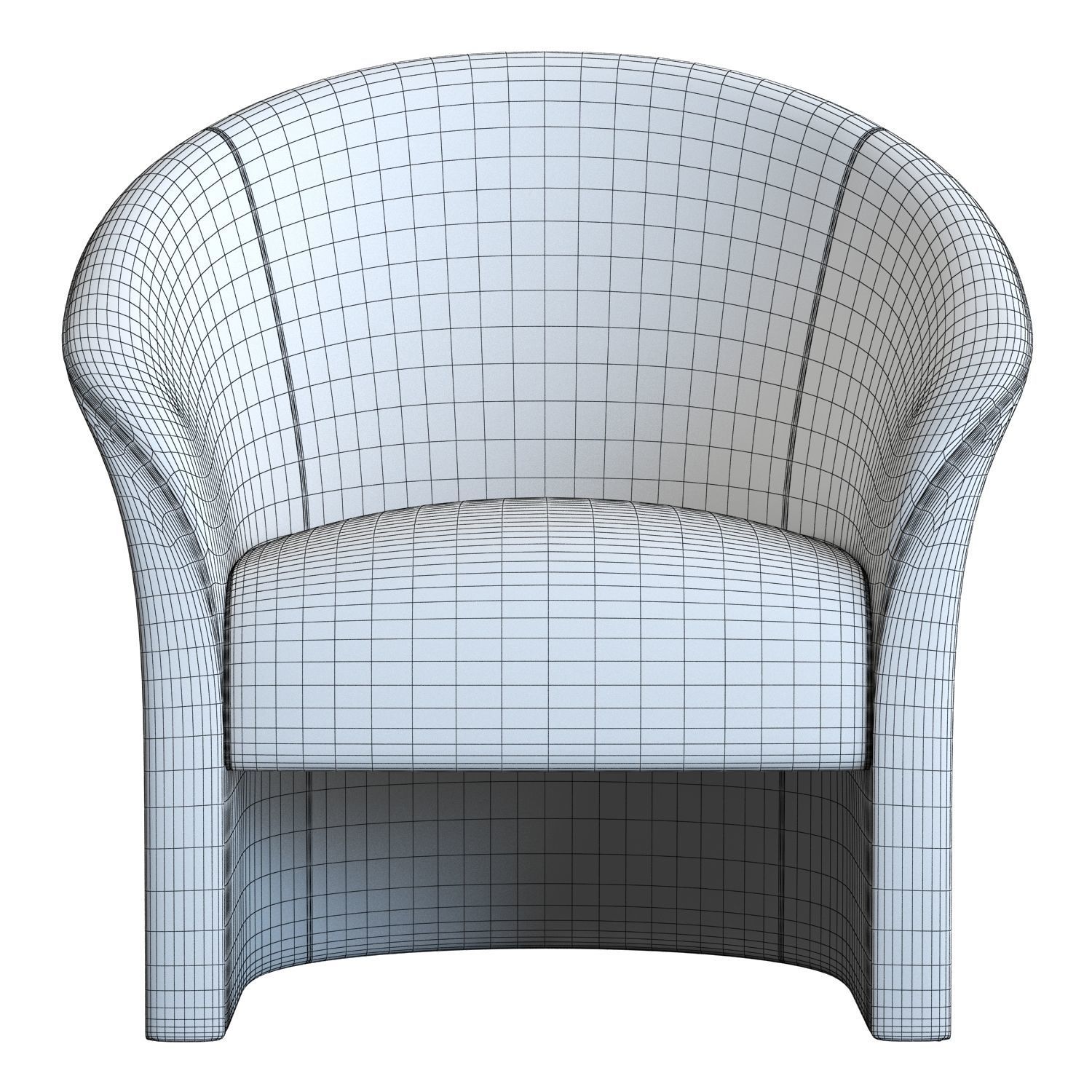 Crate and Barrel Verso Armchair 3D model_7