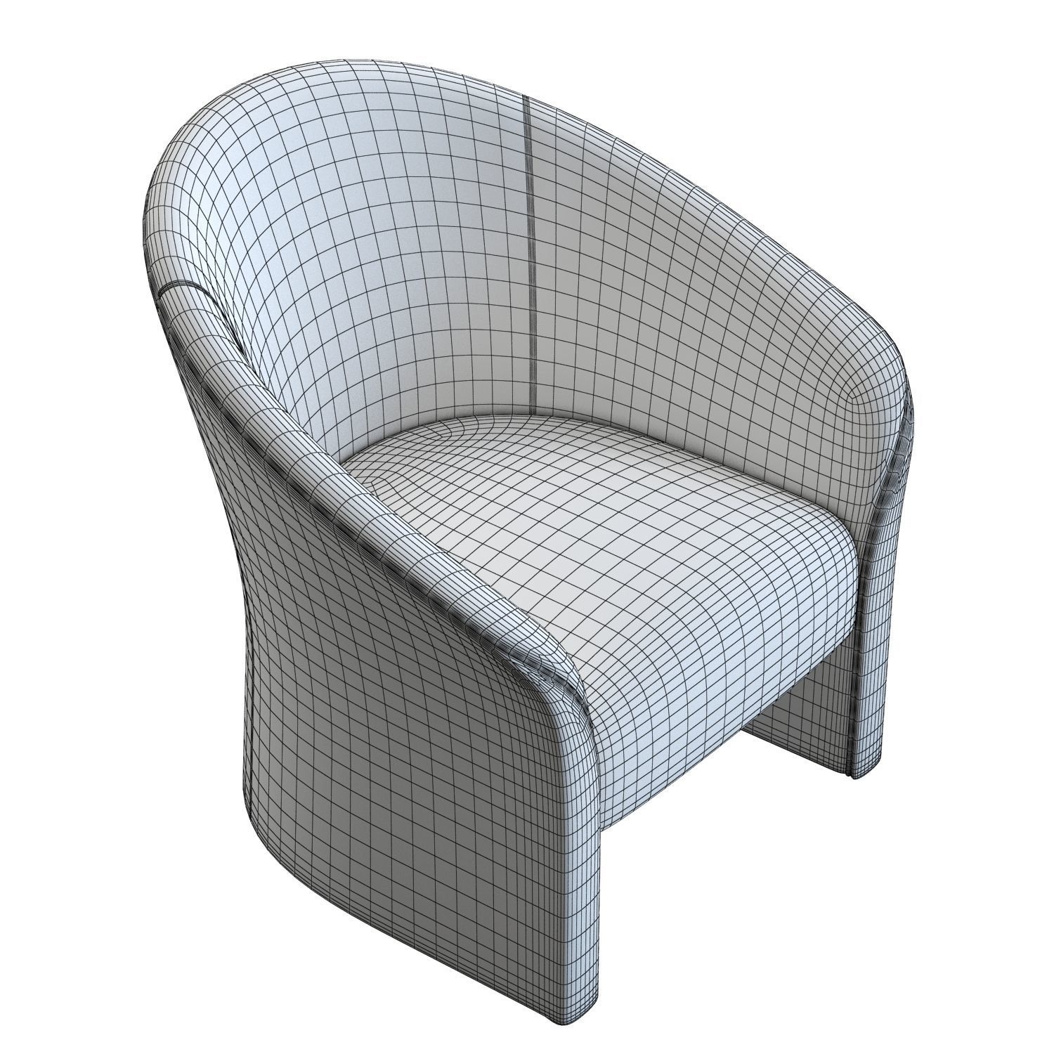 Crate and Barrel Verso Armchair 3D model_6