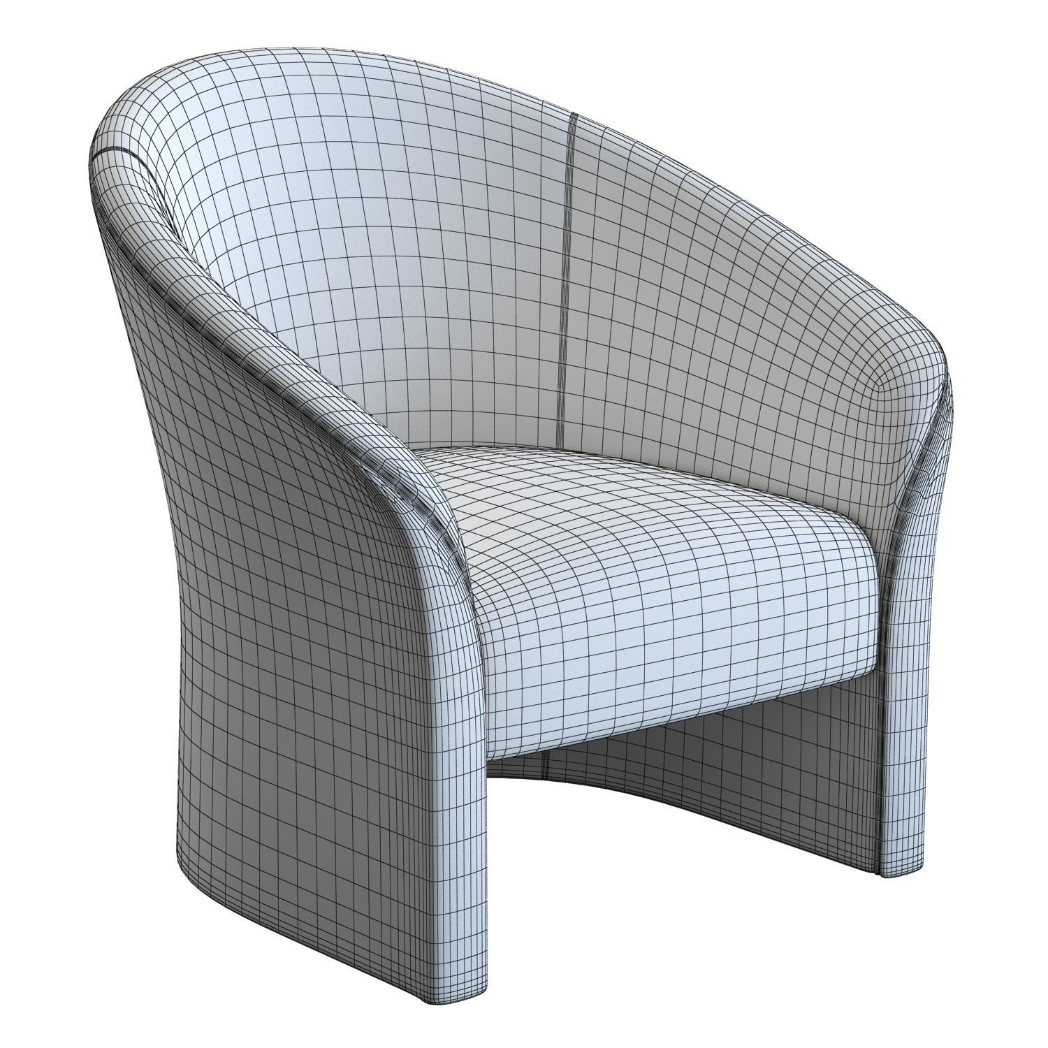 Crate and Barrel Verso Armchair 3D model_5