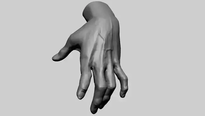 Hand Printable A 3D print model Hand Printable A 3D print model