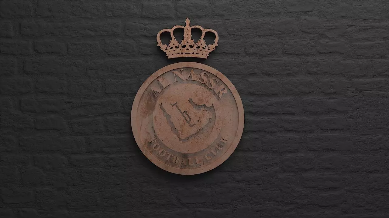 Al Nasser Football Club Logo 3D print model_0