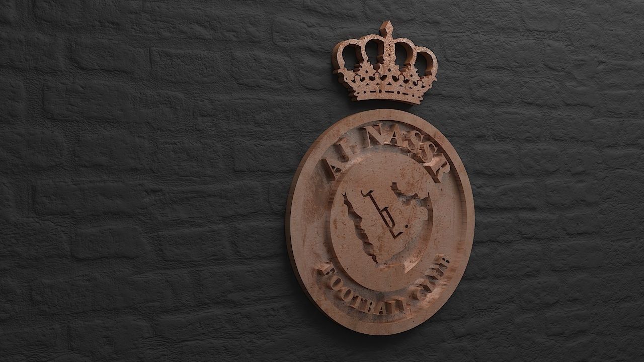 Al Nasser Football Club Logo 3D print model_1
