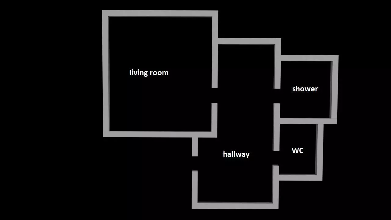 House model for future modeling yourself Low-poly 3D model_0