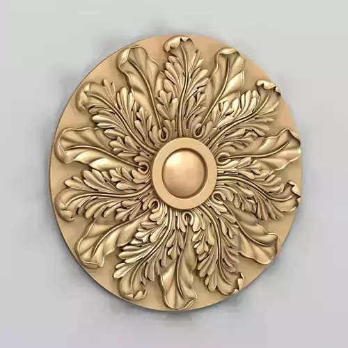 Round rosette 048 3D model