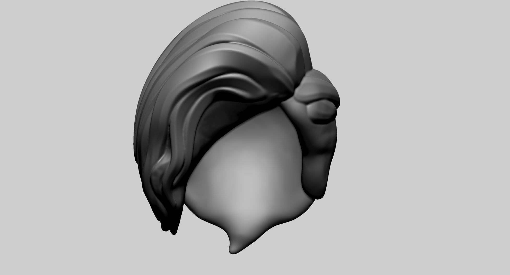Hair Printable A 3D print model_6