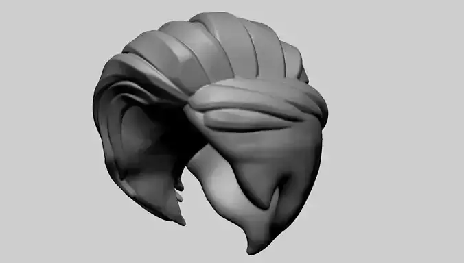 Hair Printable A 3D print model