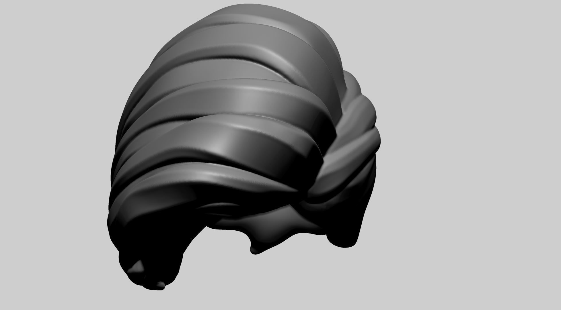Hair Printable A 3D print model_7