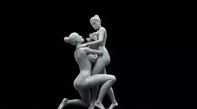 Sexy couple 2 3D print model