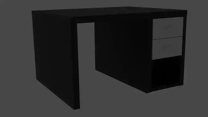 Study table 3d model
