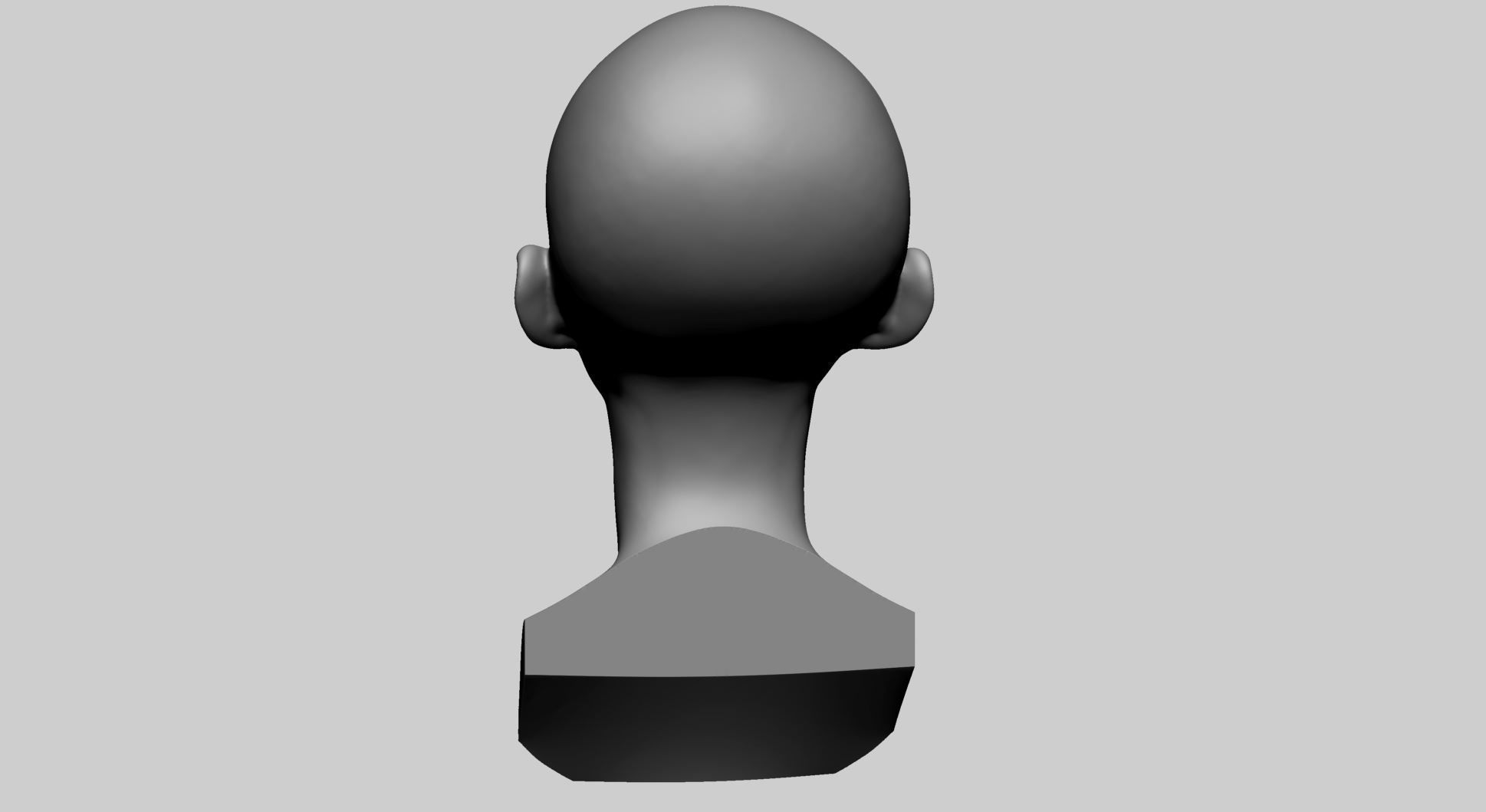 Stylized Head Printable 3D print model_3