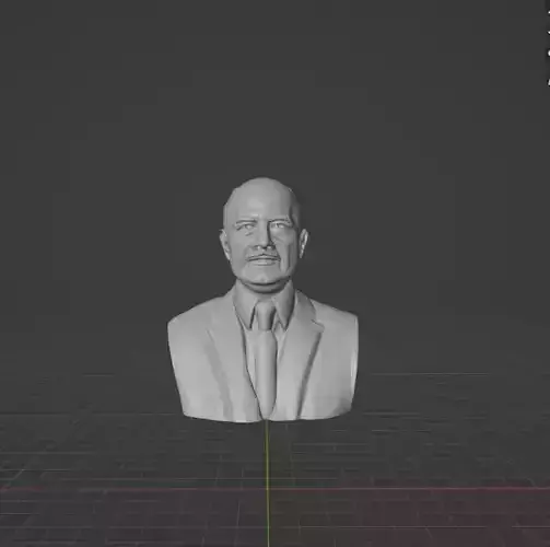 Robert Anson Heinlein 3D print model