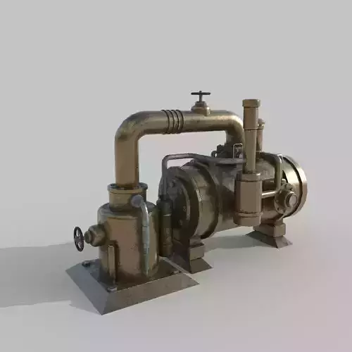 Steampunk Boiler 3d model 3D model