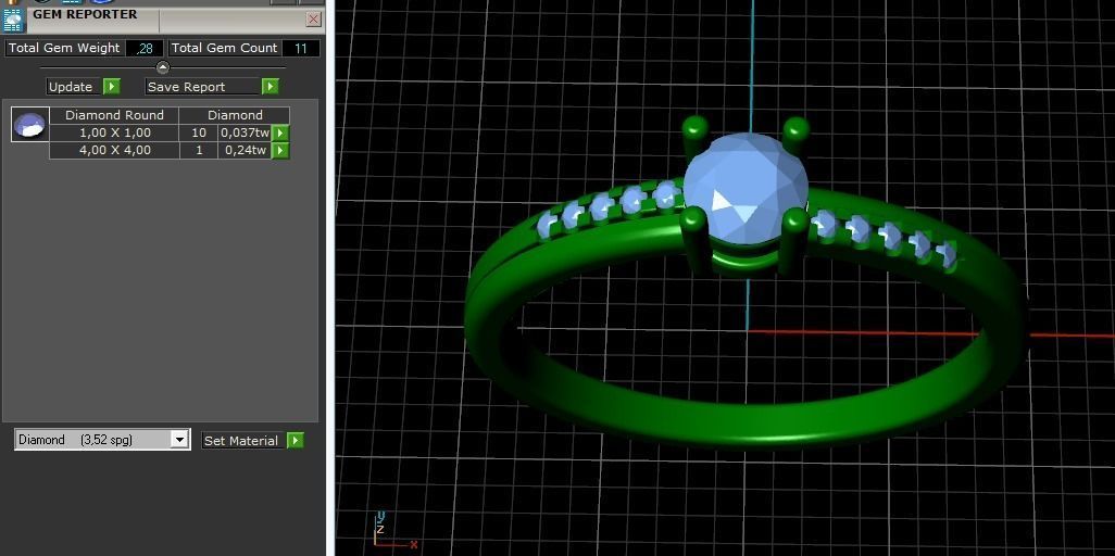 Soliter ring Model 2728 3D print model_9