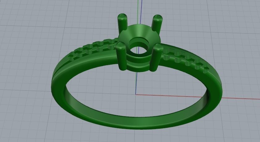 Soliter ring Model 2728 3D print model_4