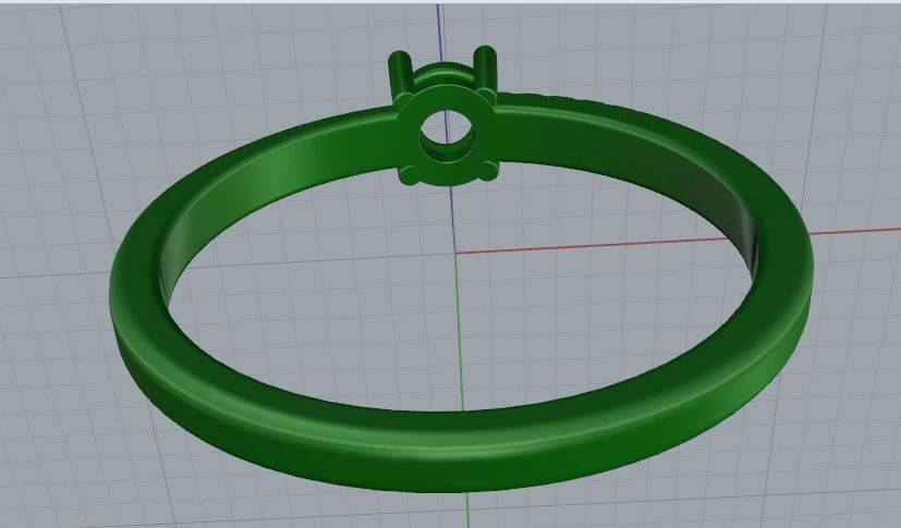 Soliter ring Model 2728 3D print model_3