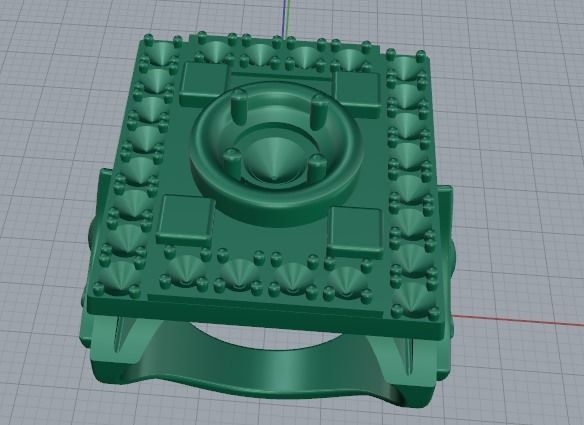 Man ring Model 2724 3D print model_2