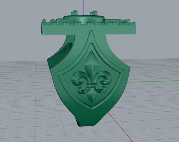 Man ring Model 2724 3D print model_3