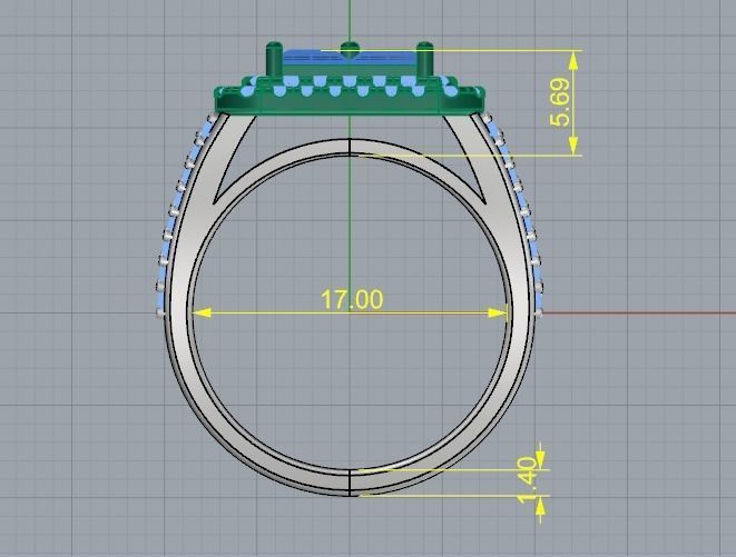 Ring Model 2722 3D print model_5