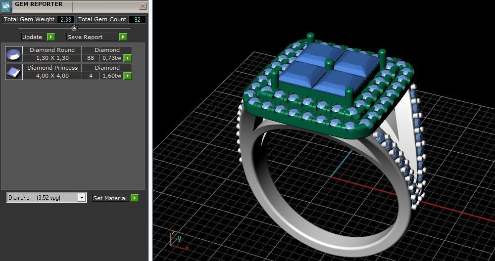 Ring Model 2722 3D print model_9