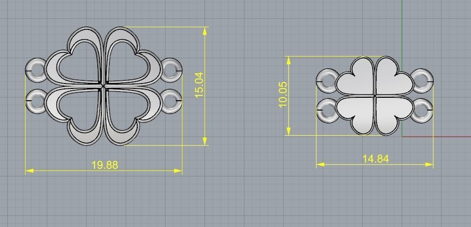 Pendant Model 2710 3D print model_5