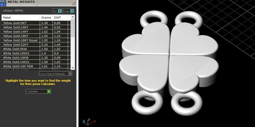 Pendant Model 2710 3D print model_7