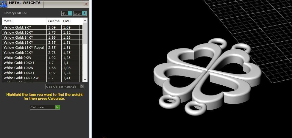 Pendant Model 2710 3D print model_8