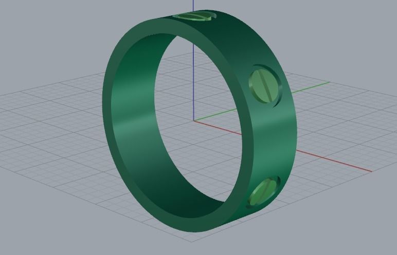 Bolt ring Model 2705 3D print model_3