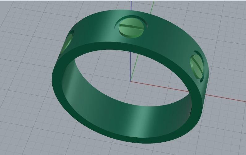 Bolt ring Model 2705 3D print model_2