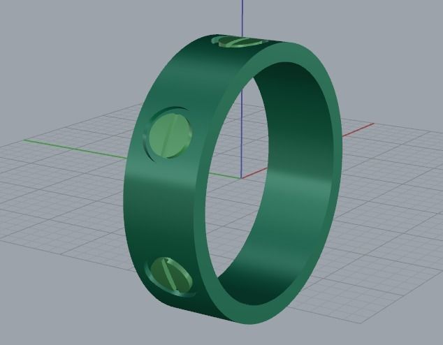 Bolt ring Model 2705 3D print model_5